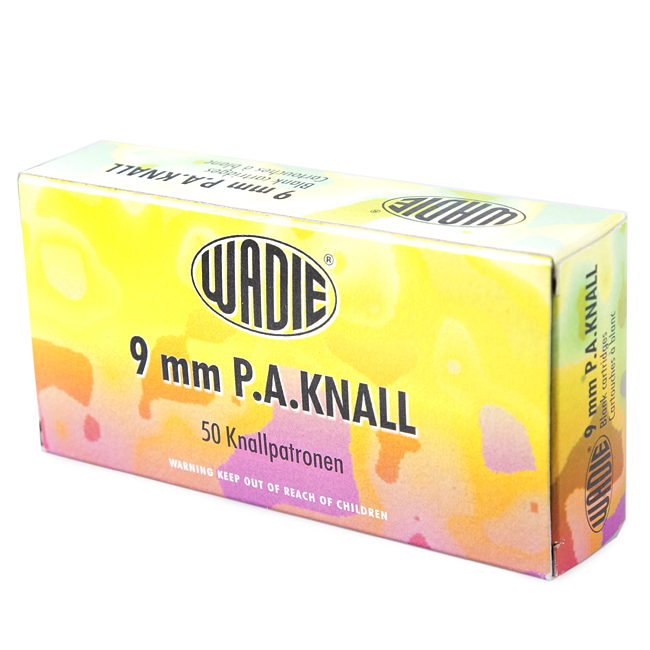 Poplašné náboje pištoľ Wadie, 9 mm, 50 ks