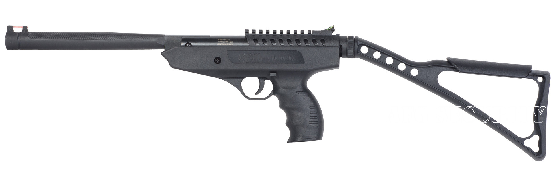 Vzduchová pištoľ B.O. Langley Pro Sniper, kal. 5,5 mm