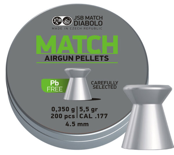 Diabolo JSB Match Lead Free, kal. 4,5 mm, 200 ks