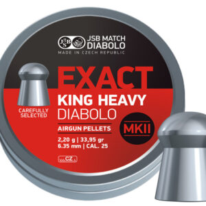 Diabolo JSB Exact King Heavy MKII, 150 ks, kal. 6,35 mm