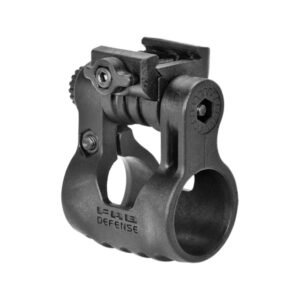 Otočný držiak na svietidlo 1 palec, čierny PLR