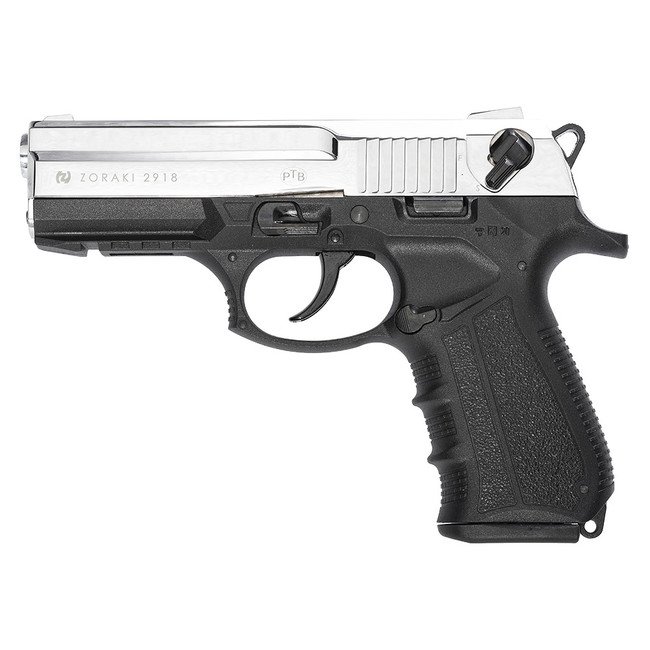 Plynová pištoľ Atak Zoraki 2918, chróm, kal. 9 mm P.A. Knall