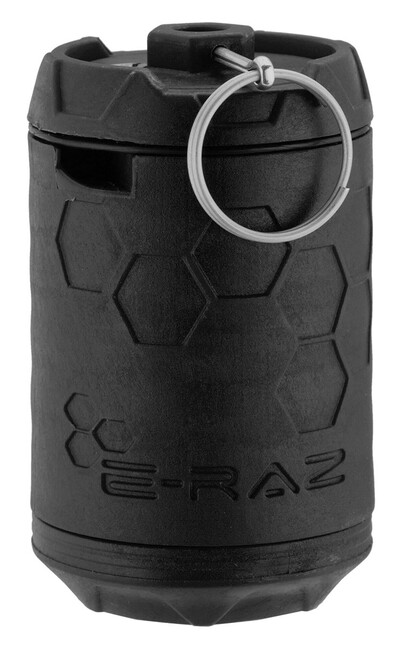 Airsoft plynový granát E-RAZ V2 100 rán, čierny
