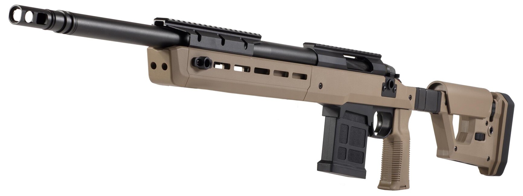 Airsoft sniperka Double Eagle M66 – 1.8 J ASG, Dark Earth