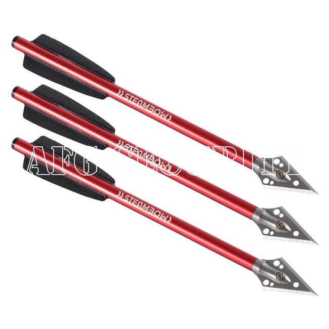 Šíp duralový, lovecký 6,3" Steambow AR-séria, 3 ks set