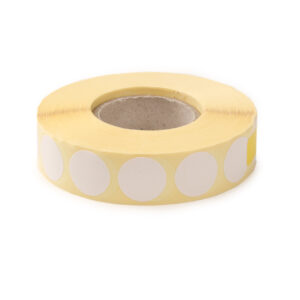 Terčové zálepky 19 mm, biele