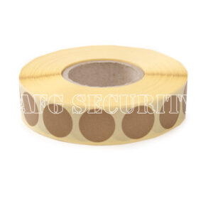 Terčové zálepky 19 mm IPSC, hnedé