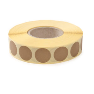 Terčové zálepky 19 mm IPSC, hnedé