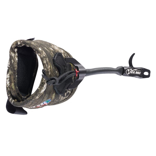 Vypúšťač tetivy T.R.U. BALL Bandit na suchý zips, Large- čierny