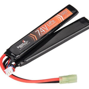 Airsoft bateria Lancer Tactical Lipo 7.4 V 2000 mAh 15C double Stick