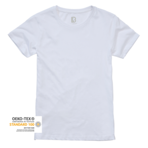 Dámske tričko Brandit, biele - S