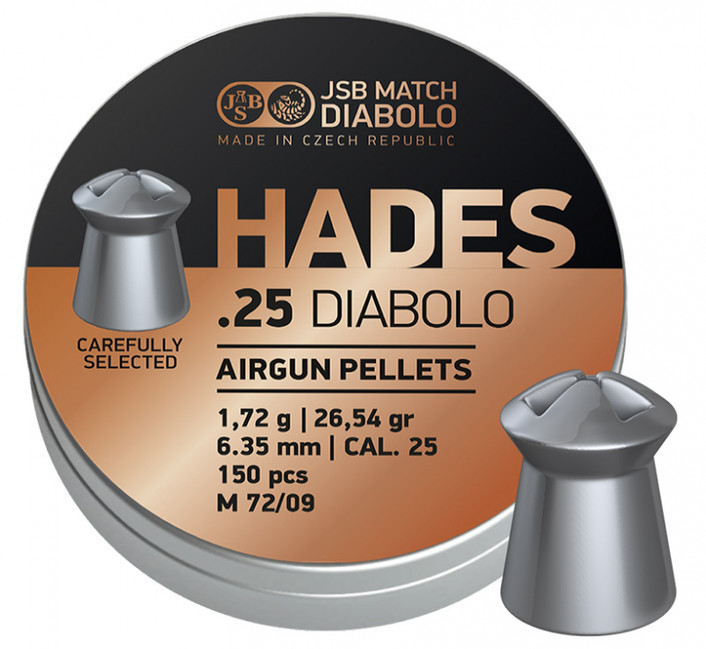Diabolo JSB Hades, kal. 6,35 mm, 150 ks