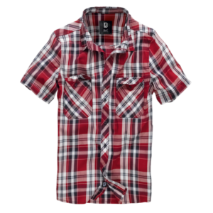 Košeľa Brandit Roadstar Sleeve, červená - L