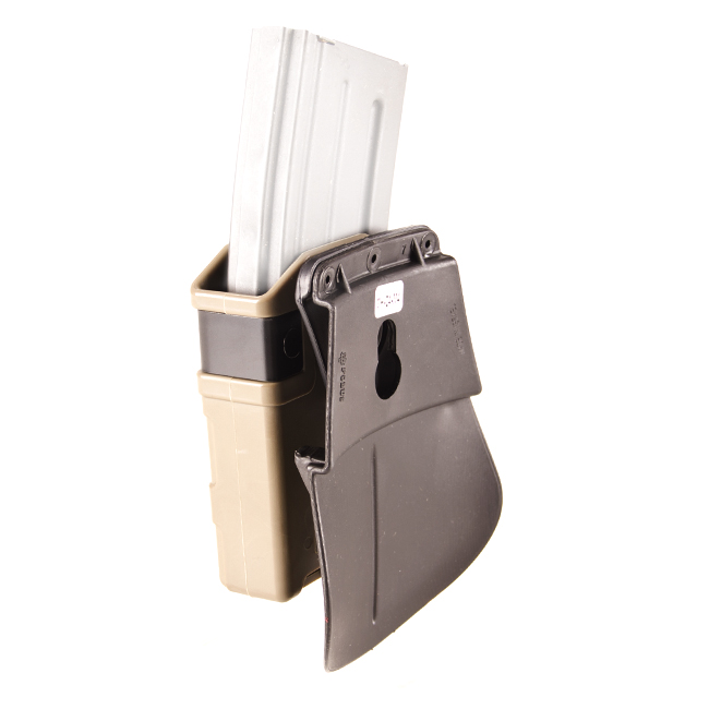 Puzdro rotačné plastové MH-24-M4 na zásobník M16/M4/AR15 (NATO standard 5.56), khaki