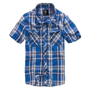 Košeľa Brandit Roadstar Sleeve, modrá - XL