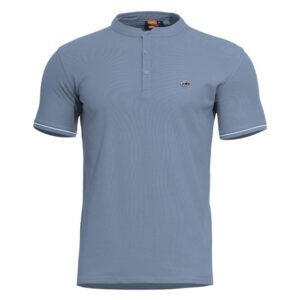 Pánske tričko Pentagon Levantes Henley Stripes, modré - XL