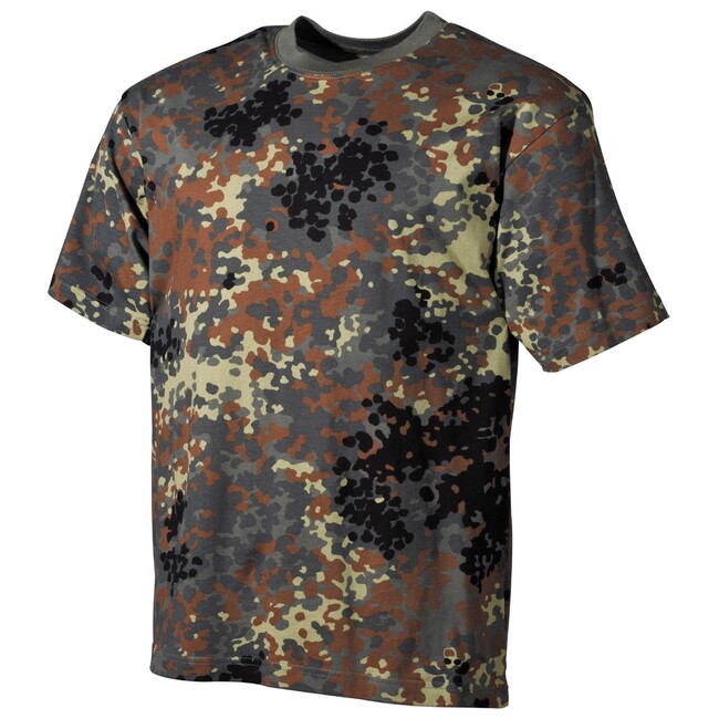 MFH pánske US Army tričko flecktarn 170 g / M2 - XL