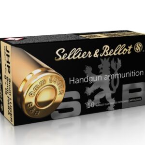 Guľový náboj Sellier & Bellot 9 Luger JHP, 8 g, 50 ks