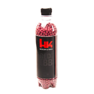 Guľôčky BB 6 mm Heckler&Koch 0,20 g, 2700 ks, červené