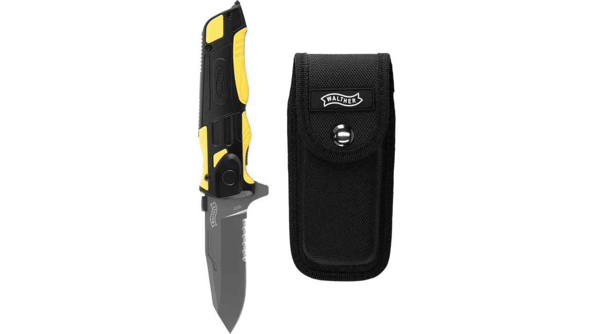 Nôž Walther Rescue Pro, žltý