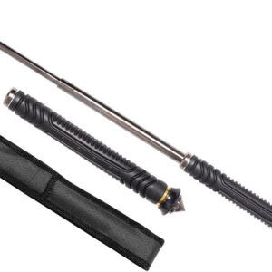 Teleskopický obušok 21" s puzdrom a kovovým hrotom, titan