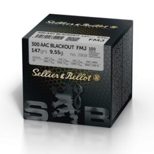 Guľový náboj Sellier & Bellot 300 AAC FMJ 2908 9,55 g / 100 ks