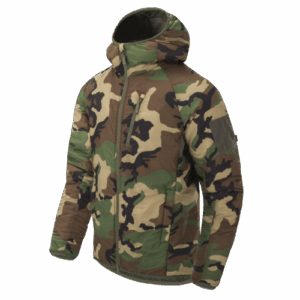 Helikon-Tex bunda s kapucňou WOLFHOUND Climashield Apex - US wodland - XL
