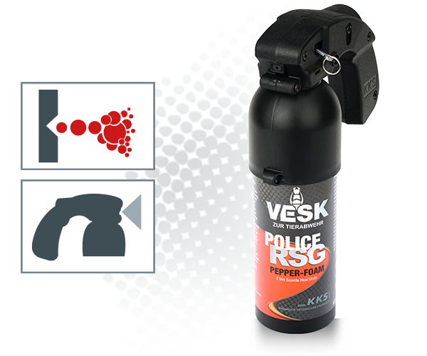 Obranný sprej Police RSG pena, 400 ml